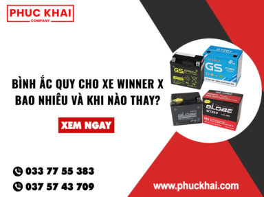Bảng giá bình xe Winner chính hãng cao cấp